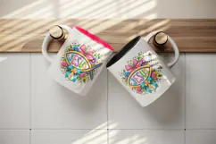 Christian faith tumbler mug wrap clipart sublimation design Product Image 3