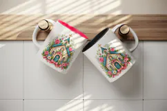 Christian faith tumbler mug wrap clipart sublimation design Product Image 3