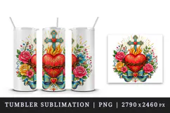 Christian faith tumbler mug wrap clipart sublimation design Product Image 4
