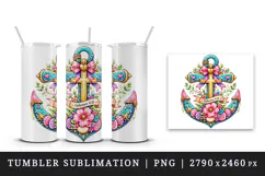 Christian faith tumbler mug wrap clipart sublimation design Product Image 4