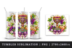 Christian faith tumbler mug wrap clipart sublimation design Product Image 4