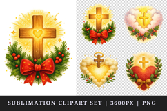 Christian faith clipart printable sublimation design png Product Image 1