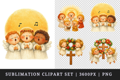 Christian faith clipart printable sublimation design png Product Image 1