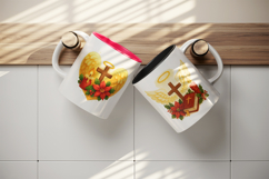 Christian faith mug wrap printable sublimation design Product Image 3