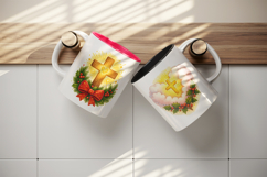Christian faith mug wrap printable sublimation design Product Image 3