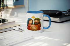 Christian faith mug wrap printable sublimation design Product Image 5