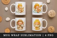 Christian faith mug wrap printable sublimation design Product Image 1