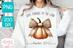Christian fall shirt sublimation PNG | Thanksgiving shirt Product Image 1
