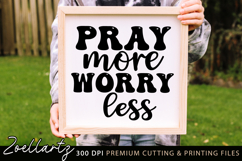 Christian Quote SVG Cut File Bible Verse SVG Jesus Faith SVG Product Image 1