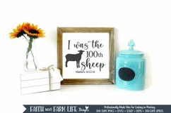 I was the 100th Sheep| Christian SVG Product Image 2