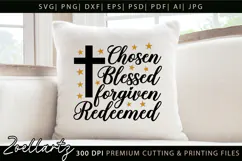 Jesus Faith Christian Quote SVG Cut Files Bible Cross SVG Product Image 1