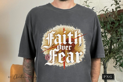 Faith Over Fear Christian PNG Product Image 9