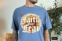 Faith Over Fear Christian PNG Product Image 6