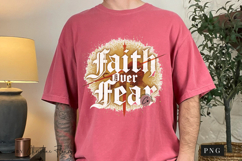 Faith Over Fear Christian PNG Product Image 8