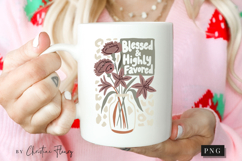 Boho Christian Mama Brushstroke PNG | Mothers Day Png Product Image 2