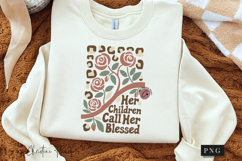 Boho Christian Mama Brushstroke PNG | Mothers Day Png Product Image 3