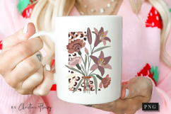 Boho Christian Mama Brushstroke PNG | Mothers Day Png Product Image 5