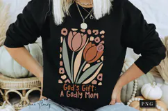 Boho Christian Mama Brushstroke PNG | Mothers Day Png Product Image 5