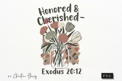 Boho Christian Mama Brushstroke PNG | Mothers Day Png Product Image 4