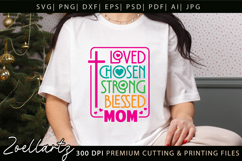 Mothers Day SVG for Cricut Mommy Mom Mama T-shirt Mug Design Product Image 1