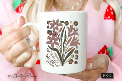 Boho Christian Mama Brushstroke PNG | Mothers Day Png Product Image 2