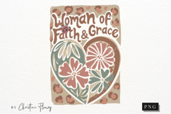 Boho Christian Mama Brushstroke PNG | Mothers Day Png Product Image 7