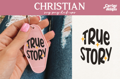 Christian Motel Keychain