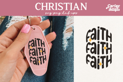 Christian Motel Keychain