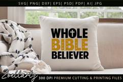 Bible Believer SVG Jesus Faith Christian T-shirt Mug Design Product Image 7
