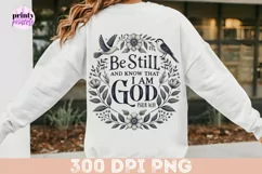 Psalm 119 png file, Floral Christian Sublimation PNG Product Image 5