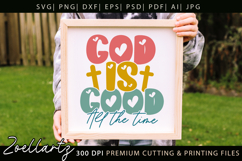 God Is Good SVG for Cricut Christian T-shirt Mug Design Product Image 3
