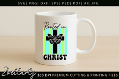Rooted In Christ SVG Jesus Faith Christian Tshirt Mug Design Product Image 4