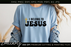 JESUS SVG Christian Quote SVG Faith Cross Hope Bible Verse Product Image 2