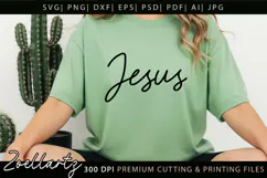 JESUS SVG Christian Quote SVG Faith Cross Hope Bible Verse Product Image 2