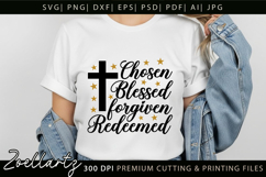 Jesus Faith Christian Quote SVG Cut Files Bible Cross SVG Product Image 4