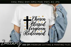 Jesus Faith Christian Quote SVG Cut Files Bible Cross SVG Product Image 4