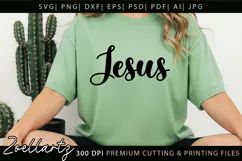 JESUS SVG Christian Quote SVG Faith Cross Hope Bible Verse Product Image 2