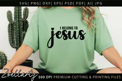 JESUS SVG Christian Quote SVG Faith Cross Hope Bible Verse Product Image 3