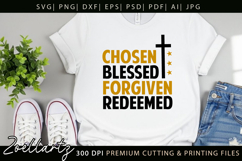 Chosen Blessed SVG Jesus Faith Christian T-shirt Mug Design Product Image 8