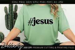 Jesus Faith Christian Quote SVG Cut Files Bible Cross SVG Product Image 3