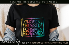 Chosen Blessed SVG for Cricut Christian T-shirt Mug Design Product Image 8