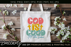 God Is Good SVG for Cricut Christian T-shirt Mug Design Product Image 5