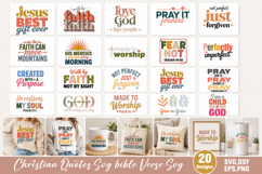 Christian Quotes SVG, Bible Verse Svg Bundle Product Image 1
