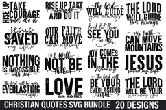 Christian SVG Bundle - Christian Quotes Design ,Christian Product Image 1