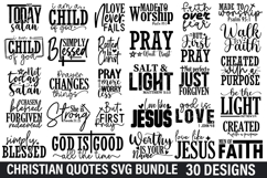 Christian SVG Bundle - Christian Quotes Design ,Christian Product Image 1