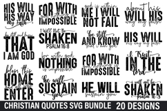 Christian SVG Bundle - Christian Quotes Design ,Christian Product Image 1