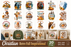 Christian Retro Fall Inspirational Svg Sublimation Product Image 1