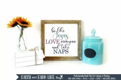 Be Like Jesus Take Naps |Christian SVG Product Image 2