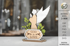 Christian Stand Decor Bundle Laser Cut. Christian Decoration Product Image 21