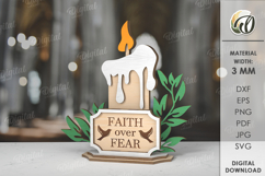 Christian Stand Decor Bundle Laser Cut. Christian Decoration Product Image 15
